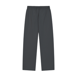 Solid Color Straight-Leg Sweatpants