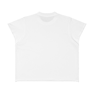 Unisex Boxy Raw Edge T-Shirt – Oversized Heavyweight Vintage Streetwear Tee