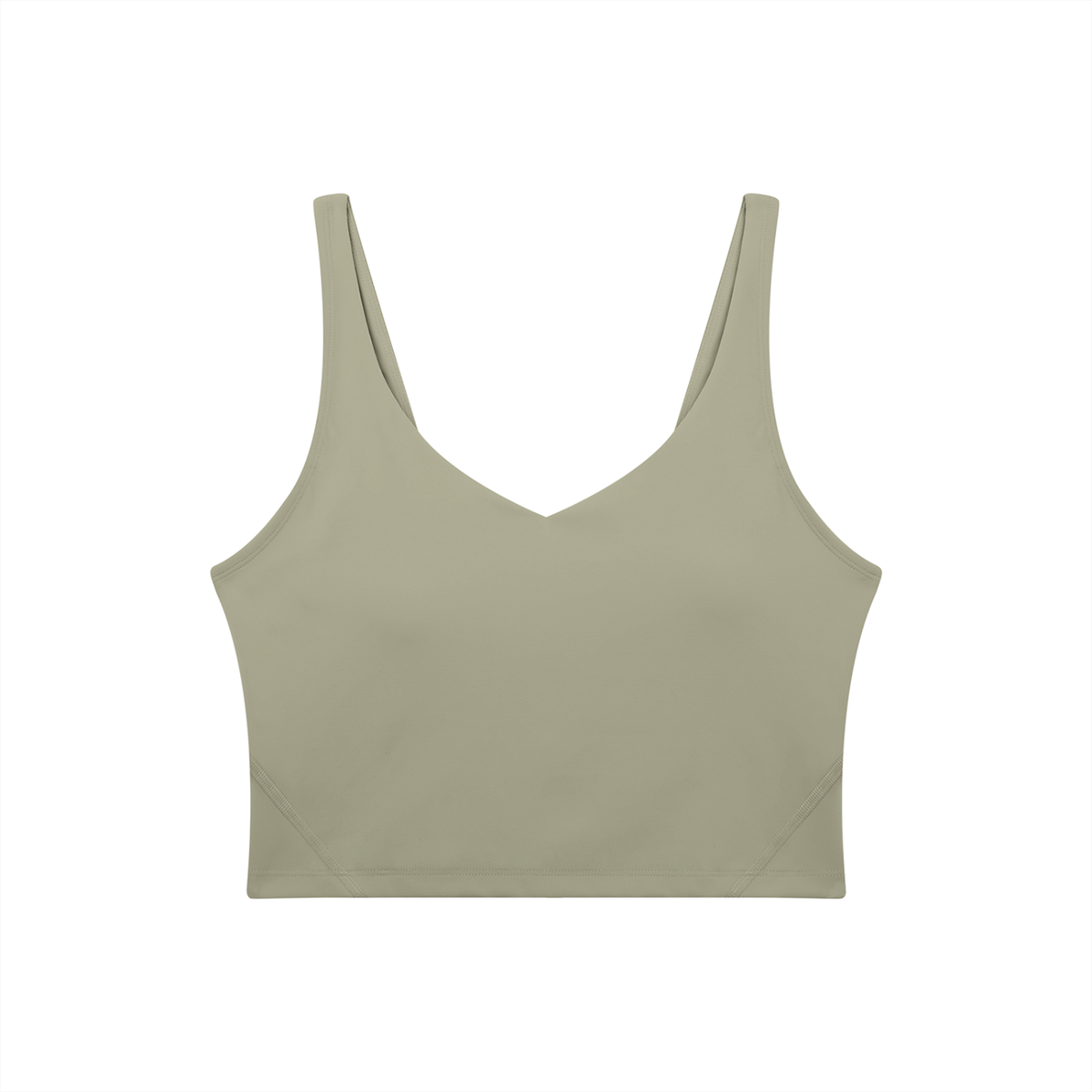 Women's V-Neck Yoga Sports Bra – Seamless Medium Support Workout & Activewear Bra