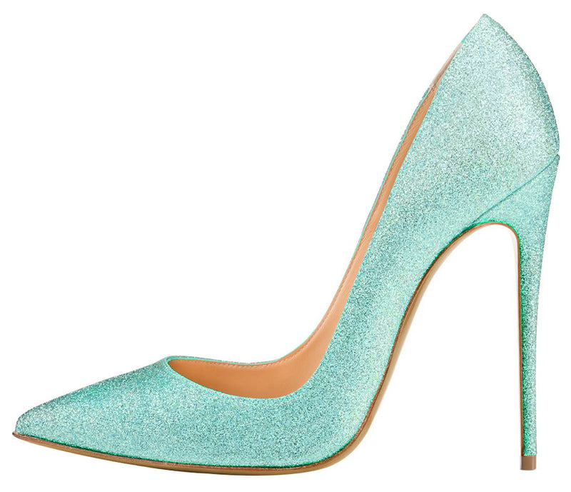 Pointed shallow 12 cm stiletto shoes