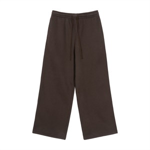 Fleece Drawstring Straight-Leg Sweatpants