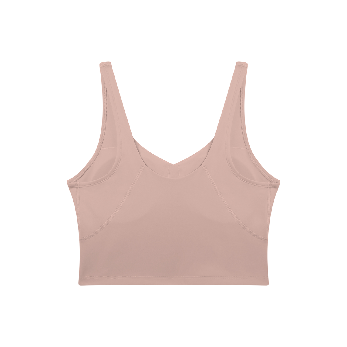 Women's V-Neck Yoga Sports Bra – Seamless Medium Support Workout & Activewear Bra