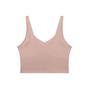 Women's V-Neck Yoga Sports Bra – Seamless Medium Support Workout & Activewear Bra