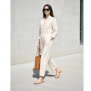 Retro Roman Closed Toe Leather Sandals, Premium Full Grain T-Strap Flats