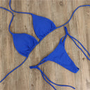 Halter neck tie bikini, sexy split swimsuit, beachwear for women