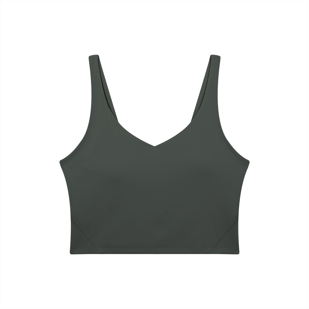 Women's V-Neck Yoga Sports Bra – Seamless Medium Support Workout & Activewear Bra