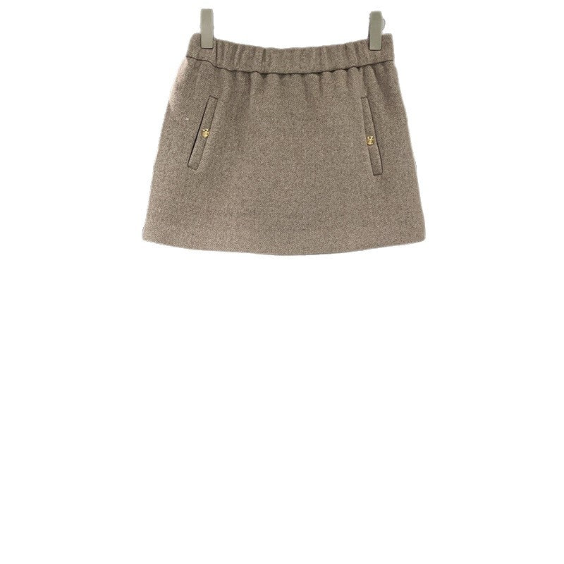 Women's Jacket And Ultra-short Skirt Set