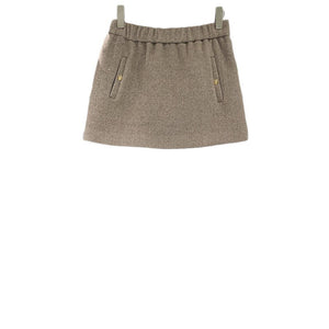 Women's Wool Jacket and Mini Skirt Set