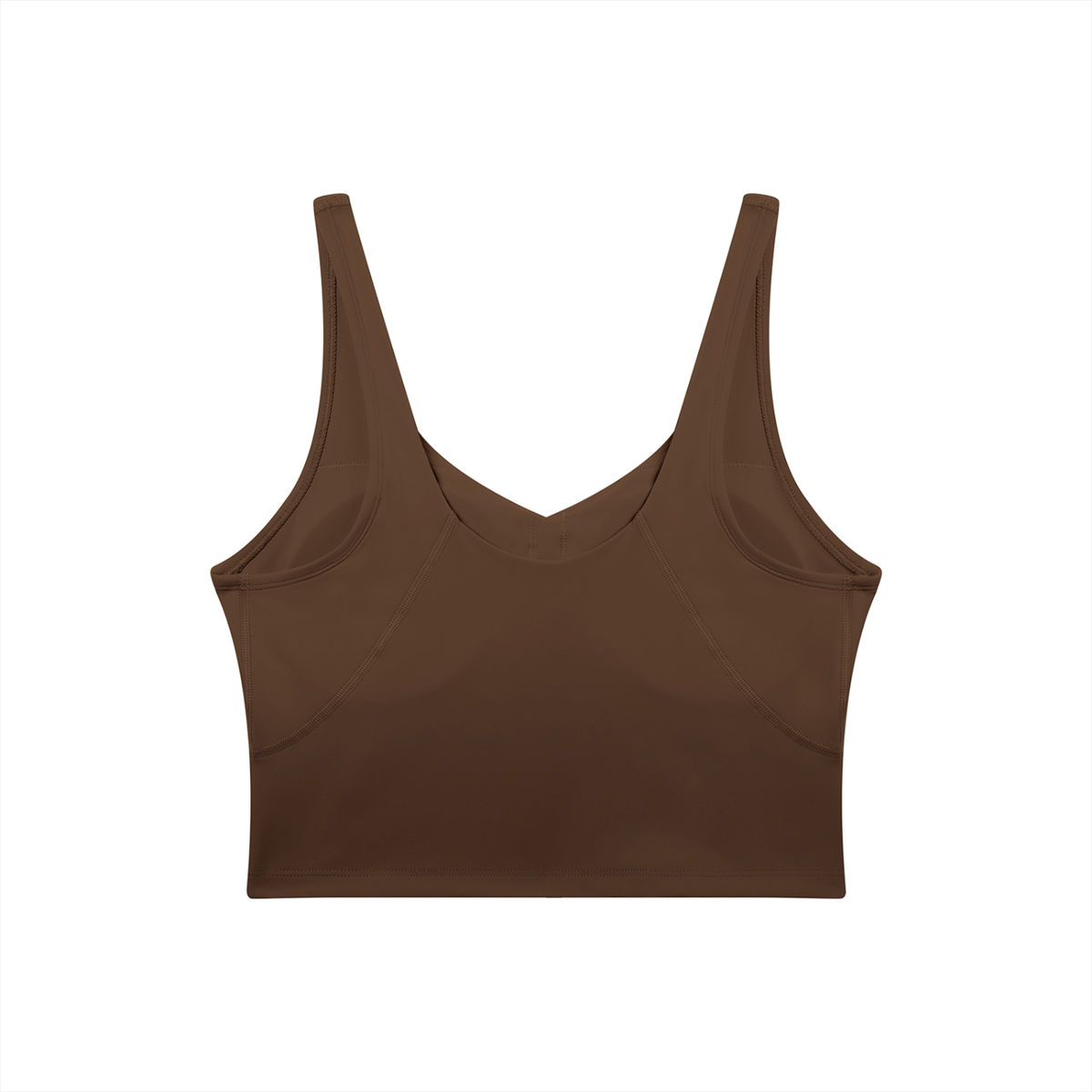 Women's V-Neck Yoga Sports Bra – Seamless Medium Support Workout & Activewear Bra