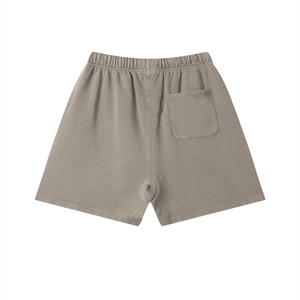 Unisex Vintage Wash Cotton Shorts – Relaxed Fit Streetwear Shorts