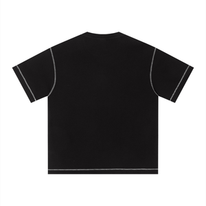 Unisex Vintage Sunfade Waffle Knit Boxy T-Shirt – Oversized Streetwear Tee