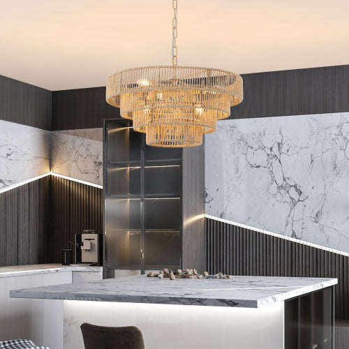 Bohemian Woven Chandelier - MYN2O.COM  - null - Indoor Lighting - product_vendor - #product_price
