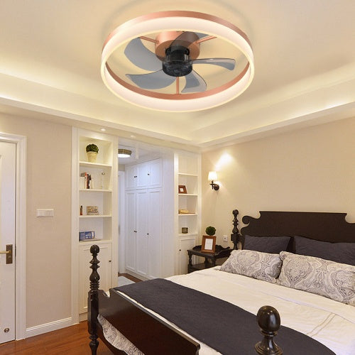 Ceiling Fan With Light Dimmable LED Recessed Mount Slim Modern Ceiling Fan - MYN2O.COM  - null - Indoor Lighting - product_vendor - #product_price