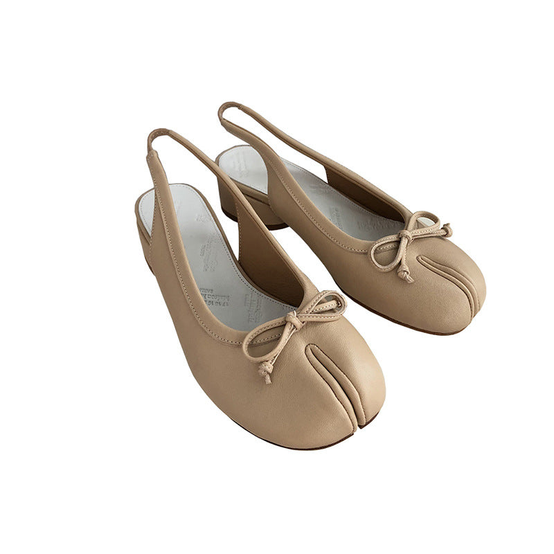 Summer New Niche Split-toe Shoes Women's French Sandals