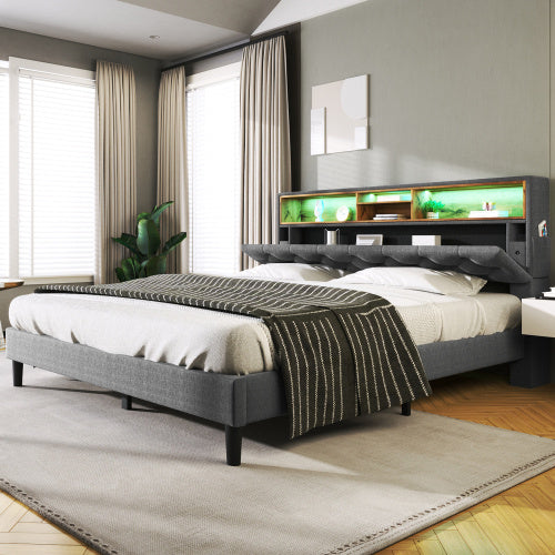 Solid Wood Bed Frame  Size  140cmx200cm - MYN2O.COM  - null - Furniture - product_vendor - #product_price