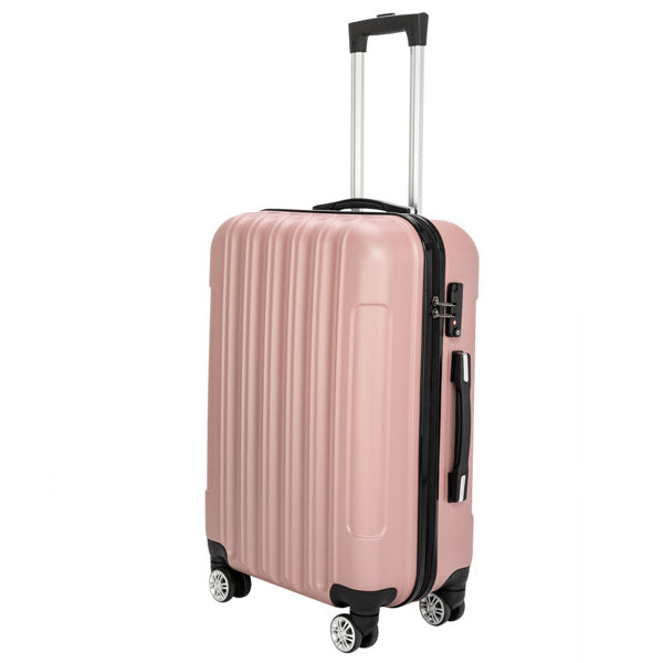 Vertical 3-in-1 Spinner Wheel With Handle Trolley Box 20in 24in 28in ABS Aluminum Alloy Trolley Fashion Color - Rose Gold - MYN2O.COM  - null - travel bags - product_vendor - #product_price
