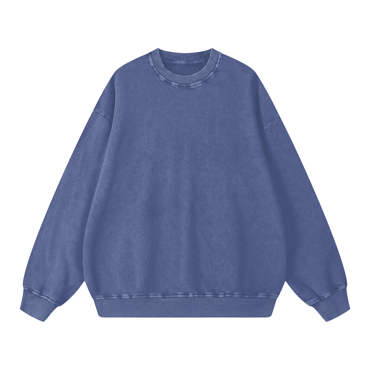 Snow Washed Oversized Sweatshirt – Premium Unisex Heavyweight Streetwear Pullover