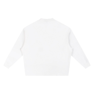 Knitted Round Neck Oversize Sweatshirt