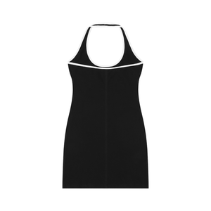 Women's Binding Tight Halter Dress – Bodycon Sleeveless Mini Dress