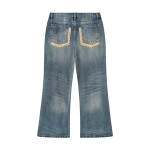 Men's Vintage Wash Denim Jeans