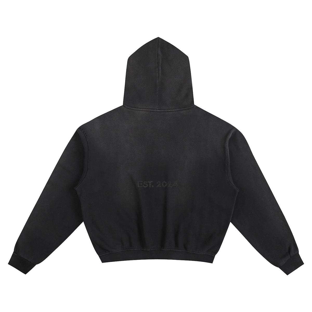 Men's Sunfade Boxy Hoodie – 100% Cotton Heavyweight Streetwear