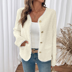 European And American Fashion Lambswool Cardigan