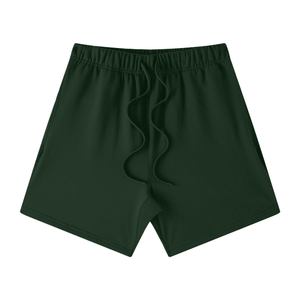 Unisex Earth Tone Loose Fit Cotton Shorts
