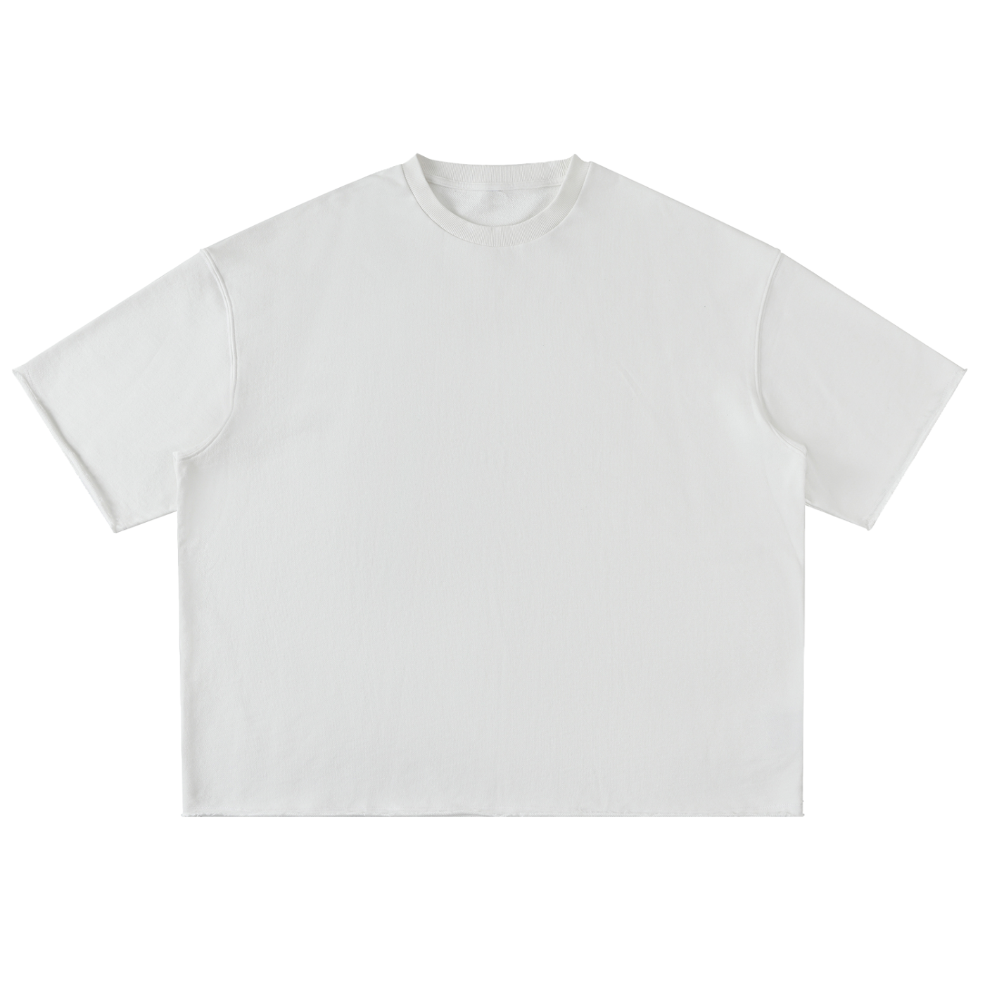 Washed Rolled Hem Half Sleeve T-Shirt