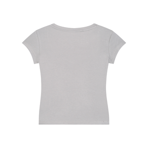 Essential V-Neck Bodycon T-Shirt