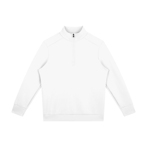 Men's Quarter Zip Sweatshirt – Premium Mock Neck Pullover