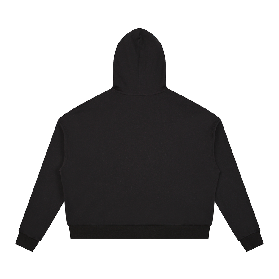 Contrast Drawstring Hoodie