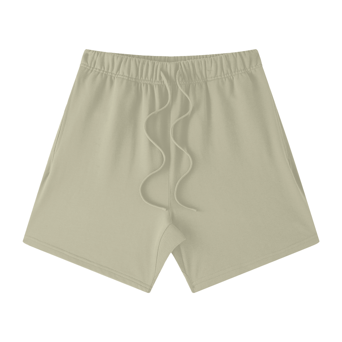 Unisex Earth Tone Loose Fit Cotton Shorts