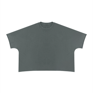 Unisex Heavyweight Boxy Raw Edge T-Shirt – Premium Oversized Streetwear Tee