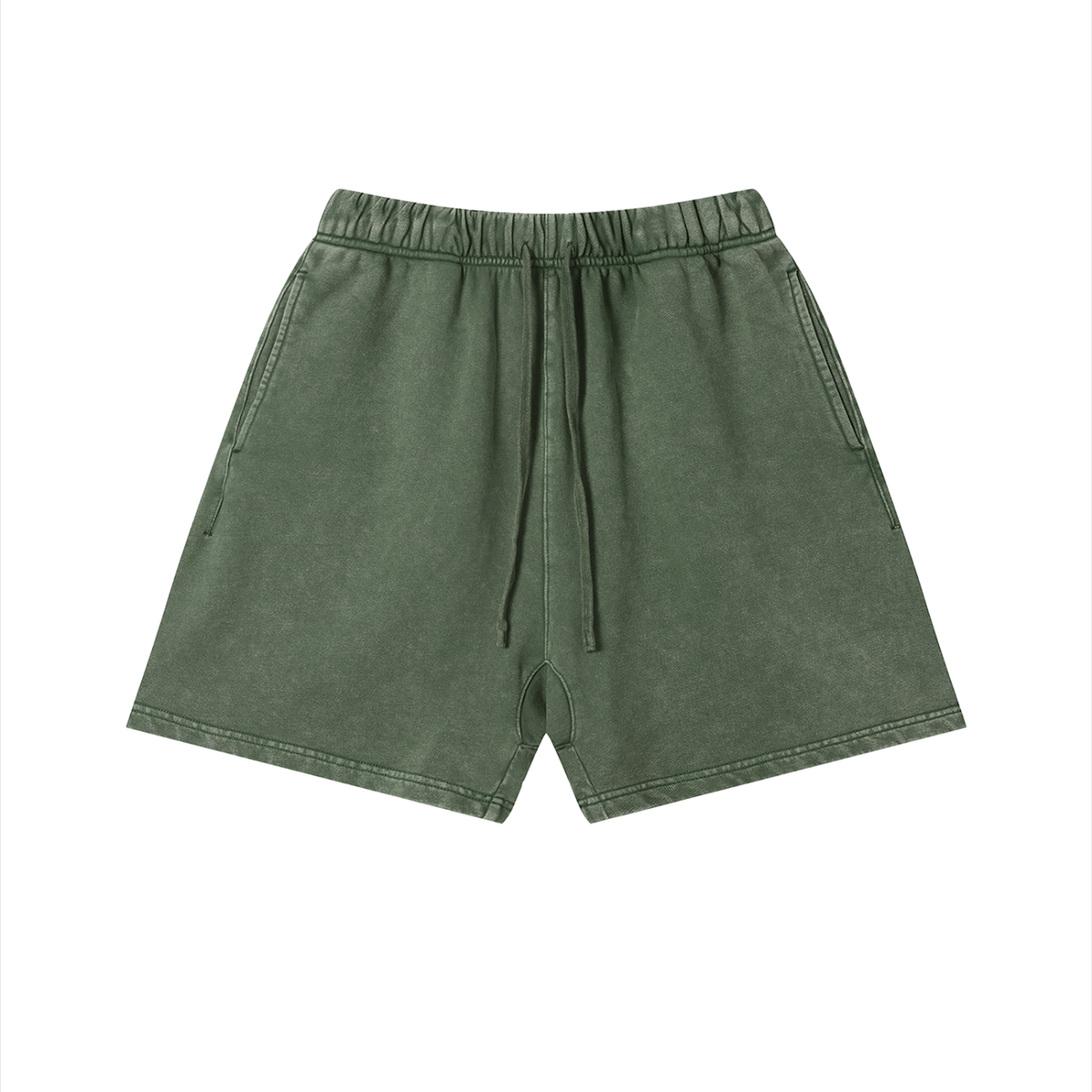 Unisex Vintage Wash Cotton Shorts – Relaxed Fit Streetwear Shorts