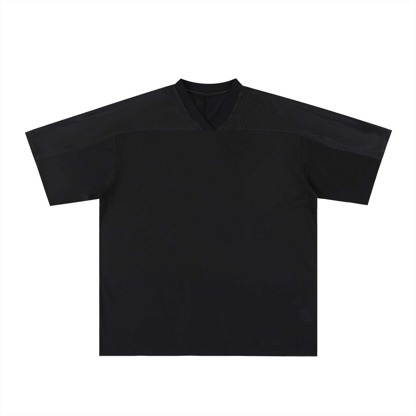 Oversized Mesh V-Neck Soccer Jersey