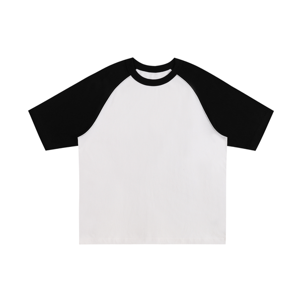 Color-Blocked Raglan Sleeve T-Shirt