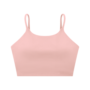 Women's Spaghetti Strap Yoga Sports Bra – Low Impact Activewear Bra
