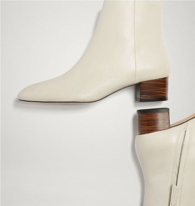 Women’s Full Leather Zipper Ankle Boots – Premium MD Design | MYN2O