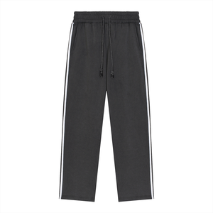 Snow Washed Contrast Tape Sweatpants