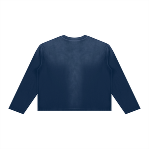 Unisex Sunfade Boxy Long Sleeve T-Shirt