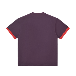 Contrast Cuff Cuffed T-Shirt