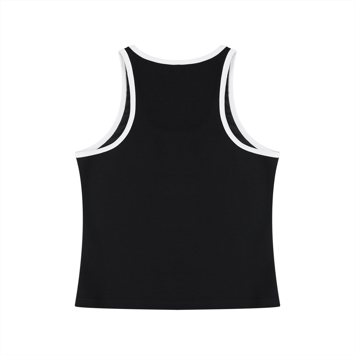 Women's Color Block Cropped Tank Top – Athletic Sleeveless Activewear Top