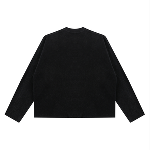 Unisex Vintage Wash Boxy Waffle Raw Edge T-Shirt – Oversized Premium Streetwear Tee
