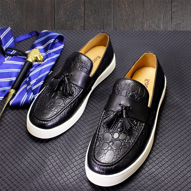  Men's Flat Casual Leather Shoes | MYN2O