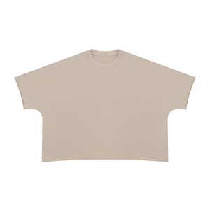 Unisex Heavyweight Boxy Raw Edge T-Shirt – Premium Oversized Streetwear Tee