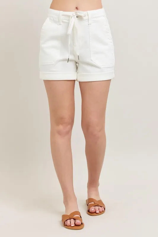 Judy Blue Full Size High Waist Cuff Denim Shorts – MYN2O