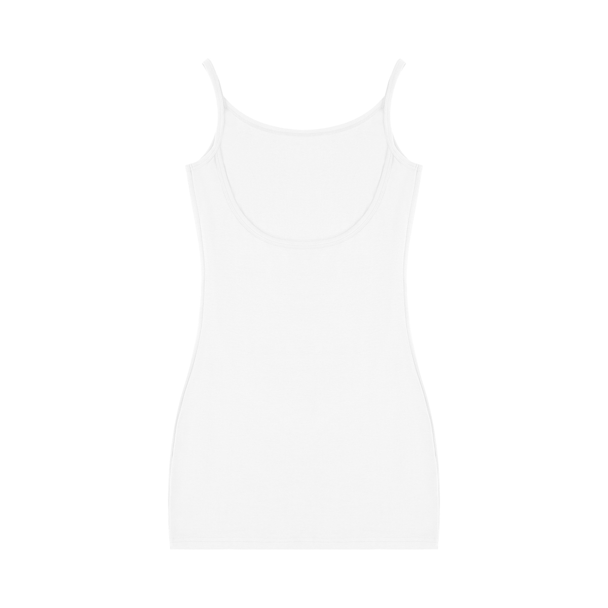 Women's Solid Sleeveless Bodycon Dress – Slim Fit Casual Midi Dress