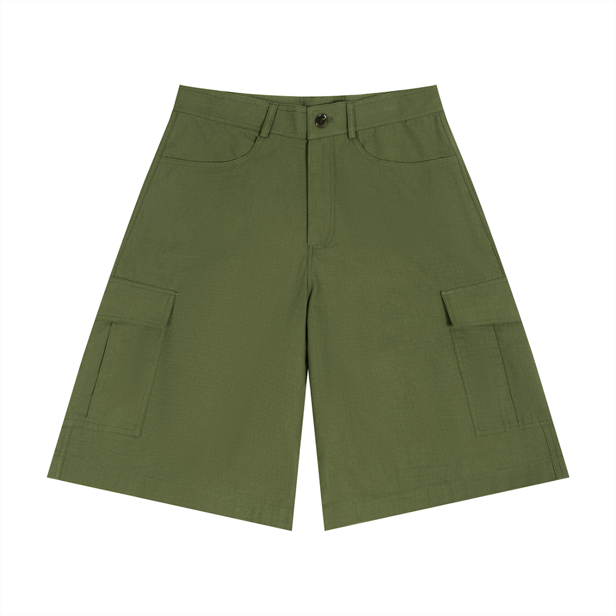 Unisex Woven Cargo Shorts – Relaxed Fit Utility Streetwear Shorts