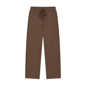 Solid Color Straight-Leg Sweatpants