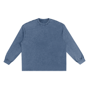 Snow Washed Frayed Edge T-Shirt